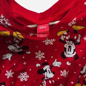 Disney Women's Christmas All over Mickey print crewneck Sweatshirt